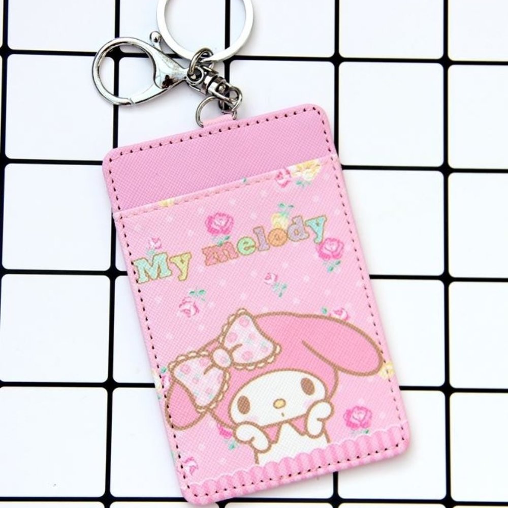 My melody card holder with key ring